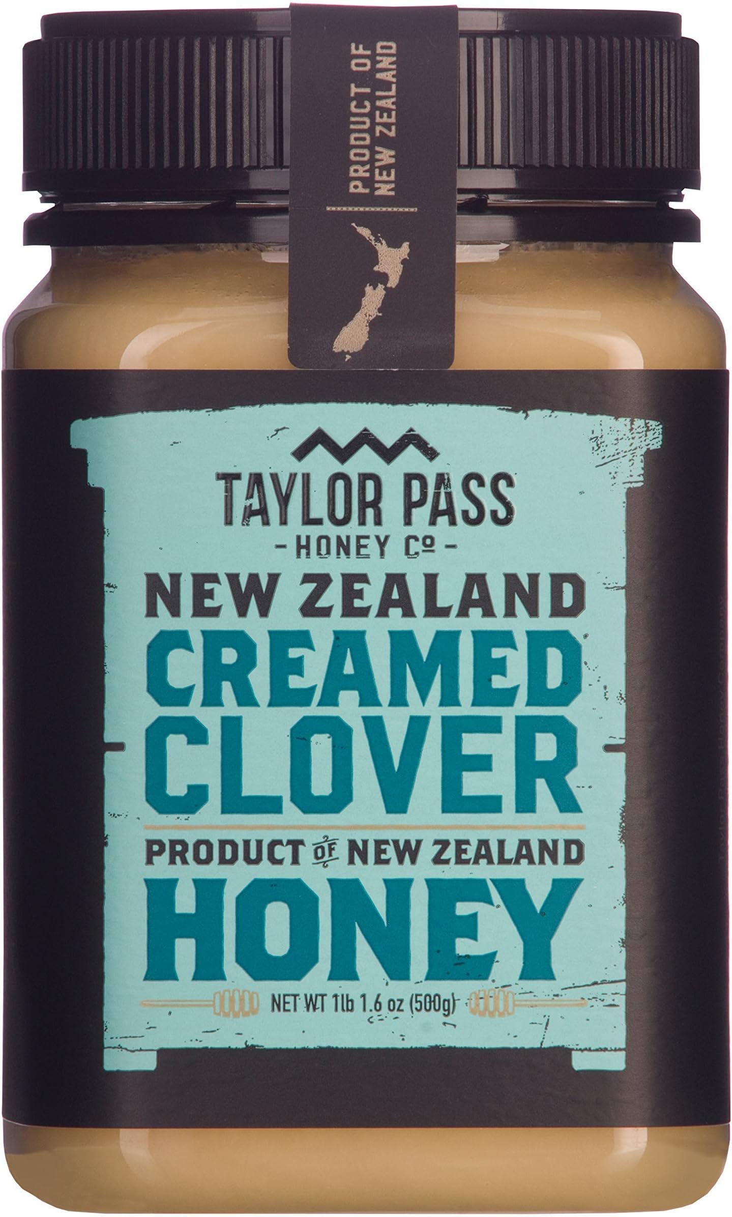 Taylor Pass Honey Co Manuka Blend Honey Raw Healthy Delicious New Zealand Honey Non Gmo (1lb 1.6oz) (Creamed Clover (1lb 1.6oz))