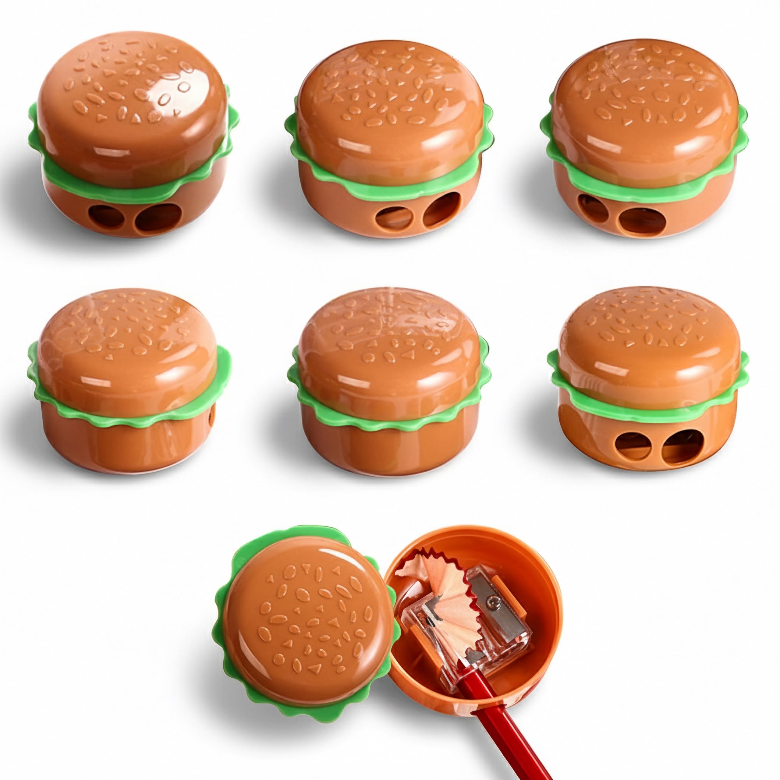 Ximimark Lot De 9 Taille-crayons En Forme De Hamburger Et Frites