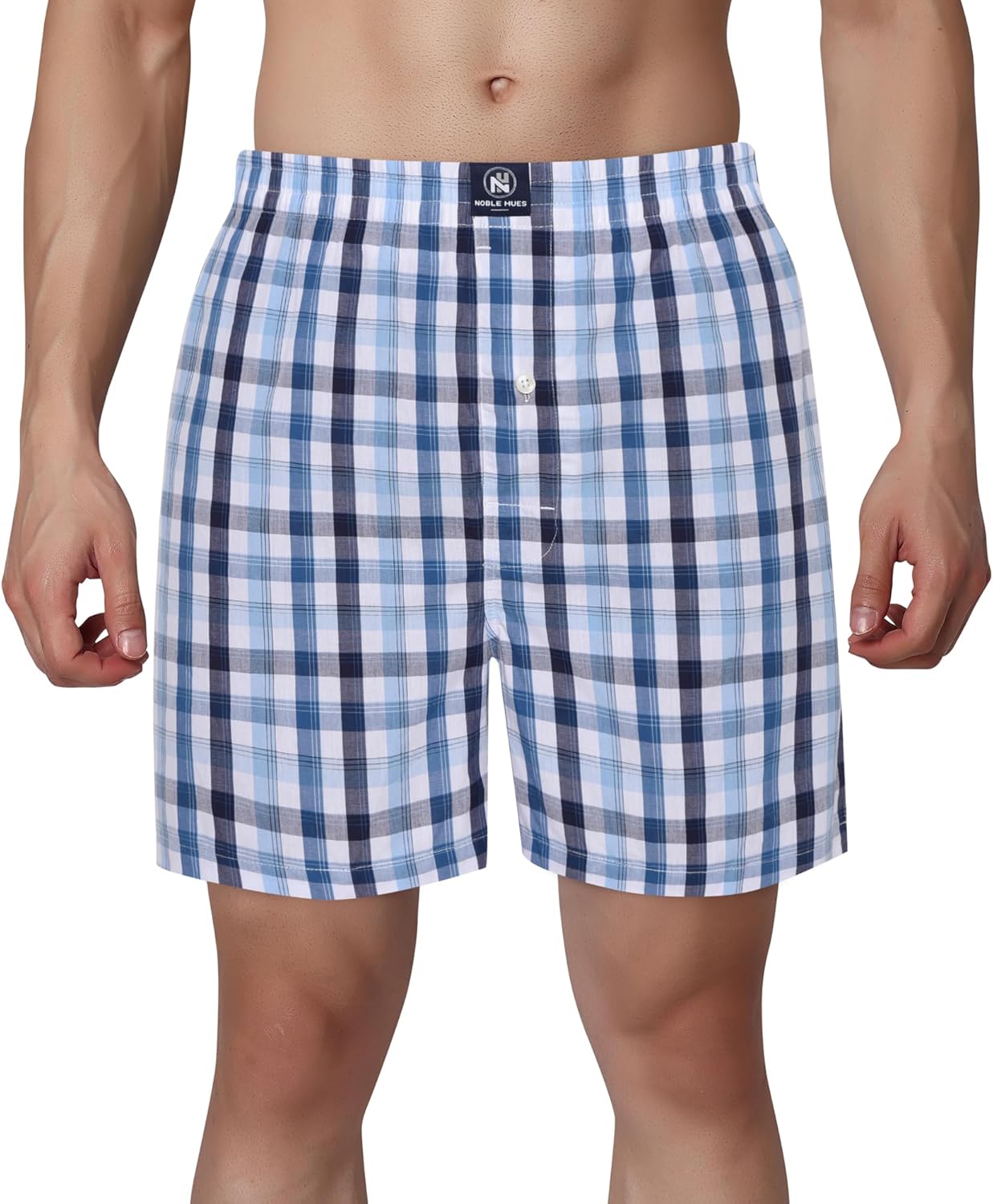 Mens Underwear Cotton Boxers Pack - Mens Boxers with Everyday Comfort, Cool & Breathable Boxers for Men - Image 7