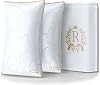 ROYAL THERAPY Queen Professional Hotel Pillows (Double-Pack) Pharmonis USA - A Set of Premium Plush Gel Microfiber Down Alternative Hypoallergenic Bed Pillows Stomach & Back Sleepers