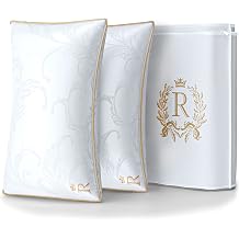 Royal Therapy Bed Pillows King Size Side Sleeper Pillow, Adjustable Support, Breathable Comfort, Soft Jacquard Cotton Cover, Back, Side & Stomach Sleepers