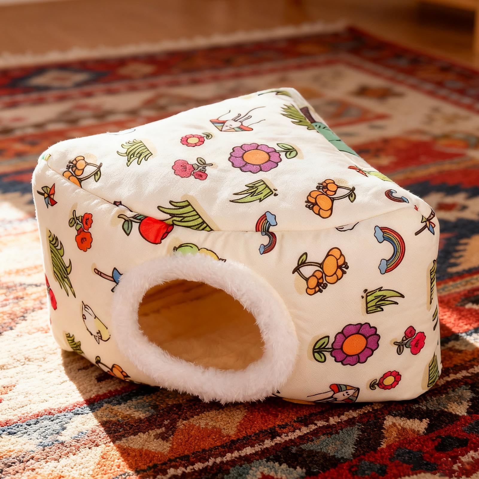 Per Uccelli Per Gabbia,Amaca A Forma Di Rifugio Accogliente - Rifugio Per Animali Domestici - Per Parrocchetti, Calopsite, Canarini E Esterno, Giardino, Patio, Portico, Cortile