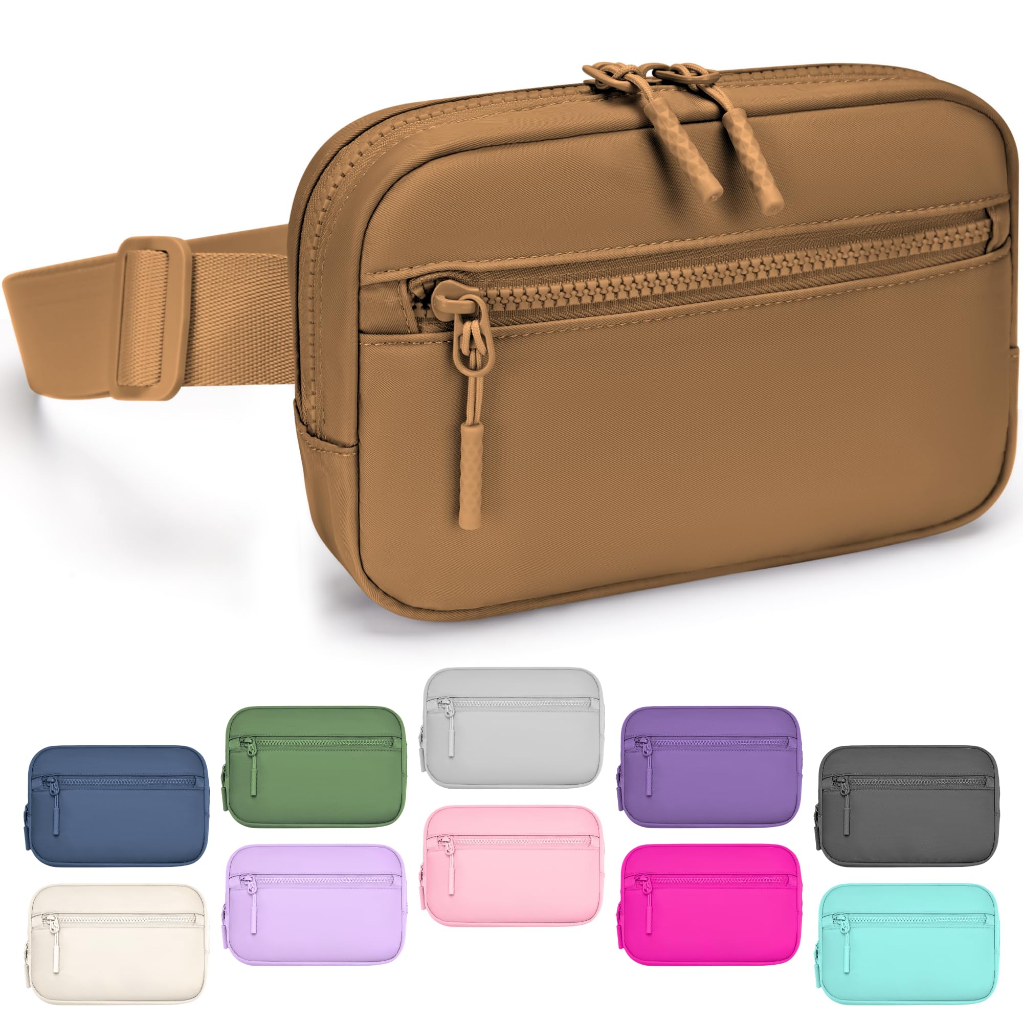 FORZAROCKET Plus Size Fanny Pack, 70-Inch Extended Strap Belt Bag, Crossbody Sling for Women & Men