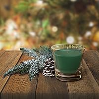 Vista 3 de Glade - Velas aromáticas infundidas con aceites esenciales, múltiples aromas disponibles (Pine Wonderland, 2 x 3.4 onzas)