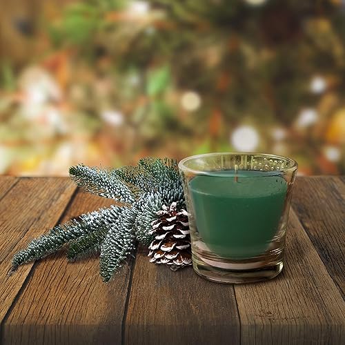 Miniatura 4 de Glade - Velas en frasco, aroma a pino del país de las maravillas, ambientador, 4 x 3.4 onzas