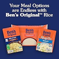 Vista 8 de BEN'S ORIGINAL Arroz blanco enriquecido de grano largo, arroz hervido, bolsa de 10 lb