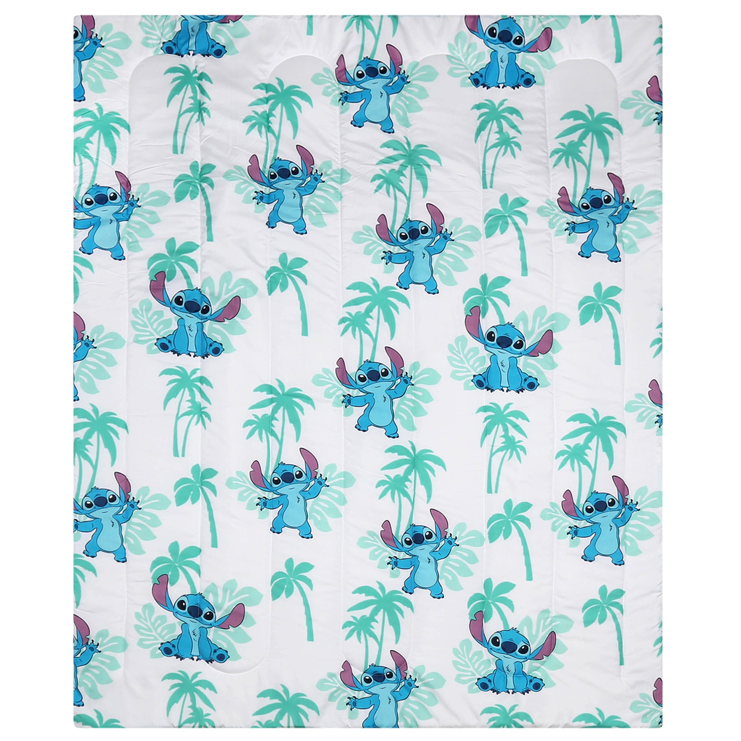 Stitch Disney Couette enfant, couette bleue et blanche 120x150cm, OEKO-TEX