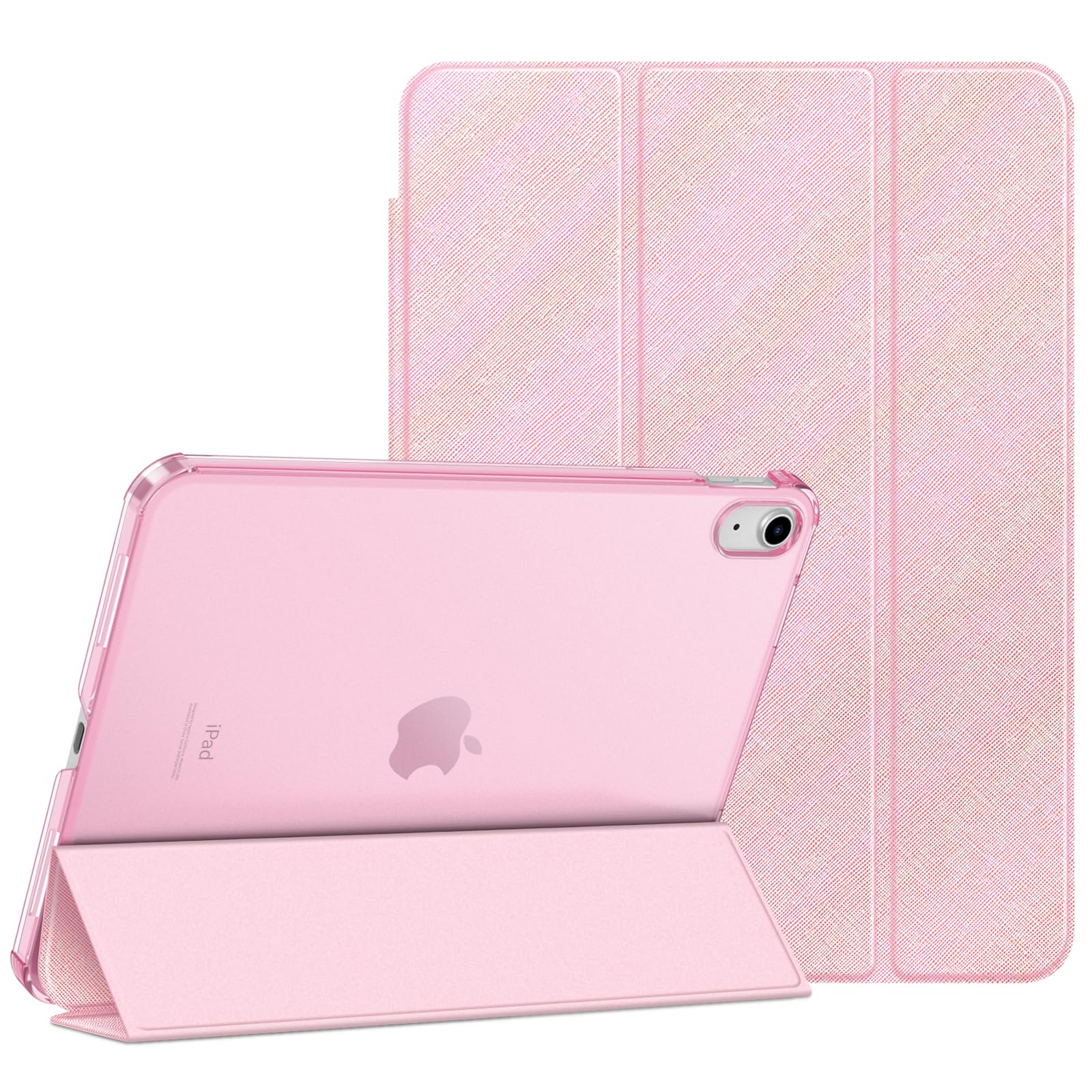 Fintie Hülle für iPad 11. Generation 2025 11 Zoll (A16), iPad 10. Generation 10.9 Zoll 2022 - Ultradünn Schutzhülle mit transparenter Rückseite Abdeckung Case Cover, Auto Schlaf/Wach,