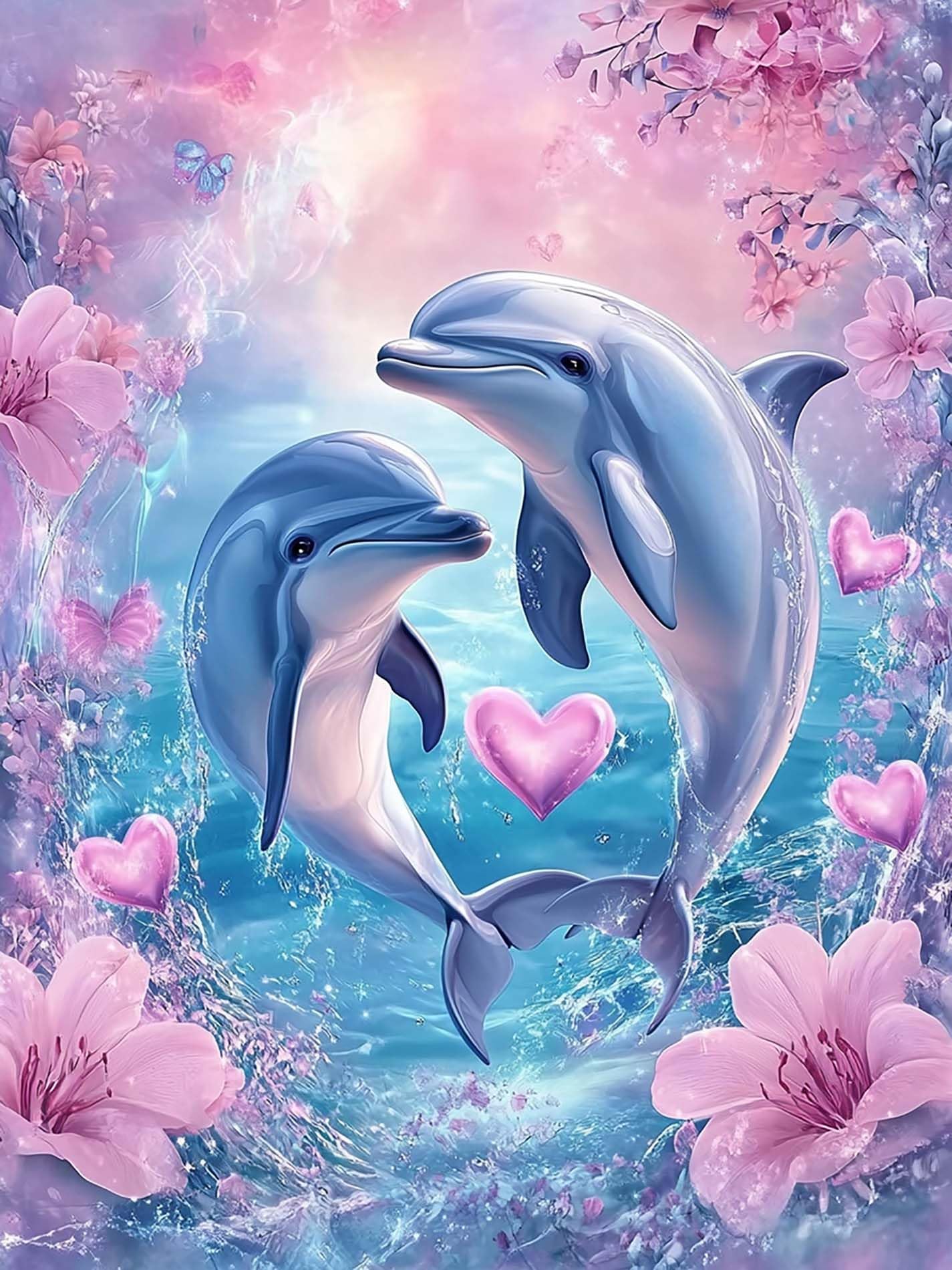 Amazon.com: VAIIEYO 5D DIY Diamond Art Kits for Adults Dolphin