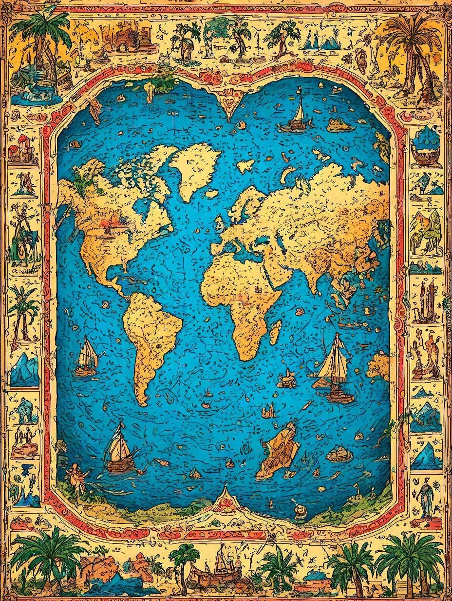 Mapa świata Diament Malarstwo Dorosły Duży Format 80 x 110 cm, Diamentowy obraz Mapa Malarstwo Diament Rhinestone Ścieg krzyżykowy 5D DIY Haft Diament Dekoracja ścienna do dekoracji ścian -h2516L