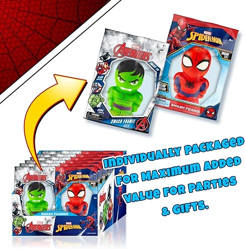 Miniatura 5 de JA-RU Marvel Avengers - Pelota grande de espuma antiestrés de 5.5 pulgadas (1 superhéroe squishies) Iron Man, Capitán América, Hulk, juguete de