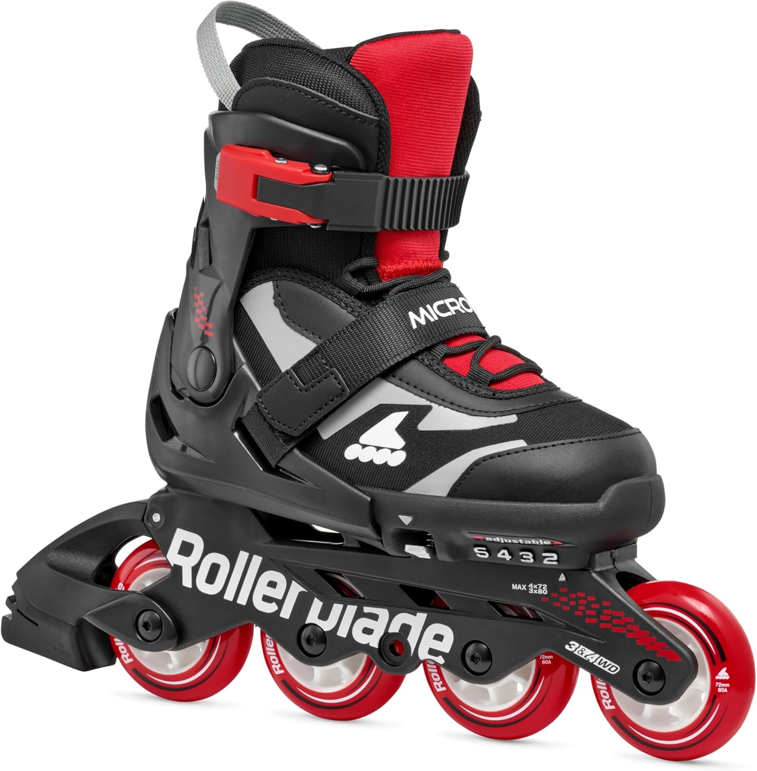 Rollerblade Microblade Kid's Adjustable Fitness Inline Skate