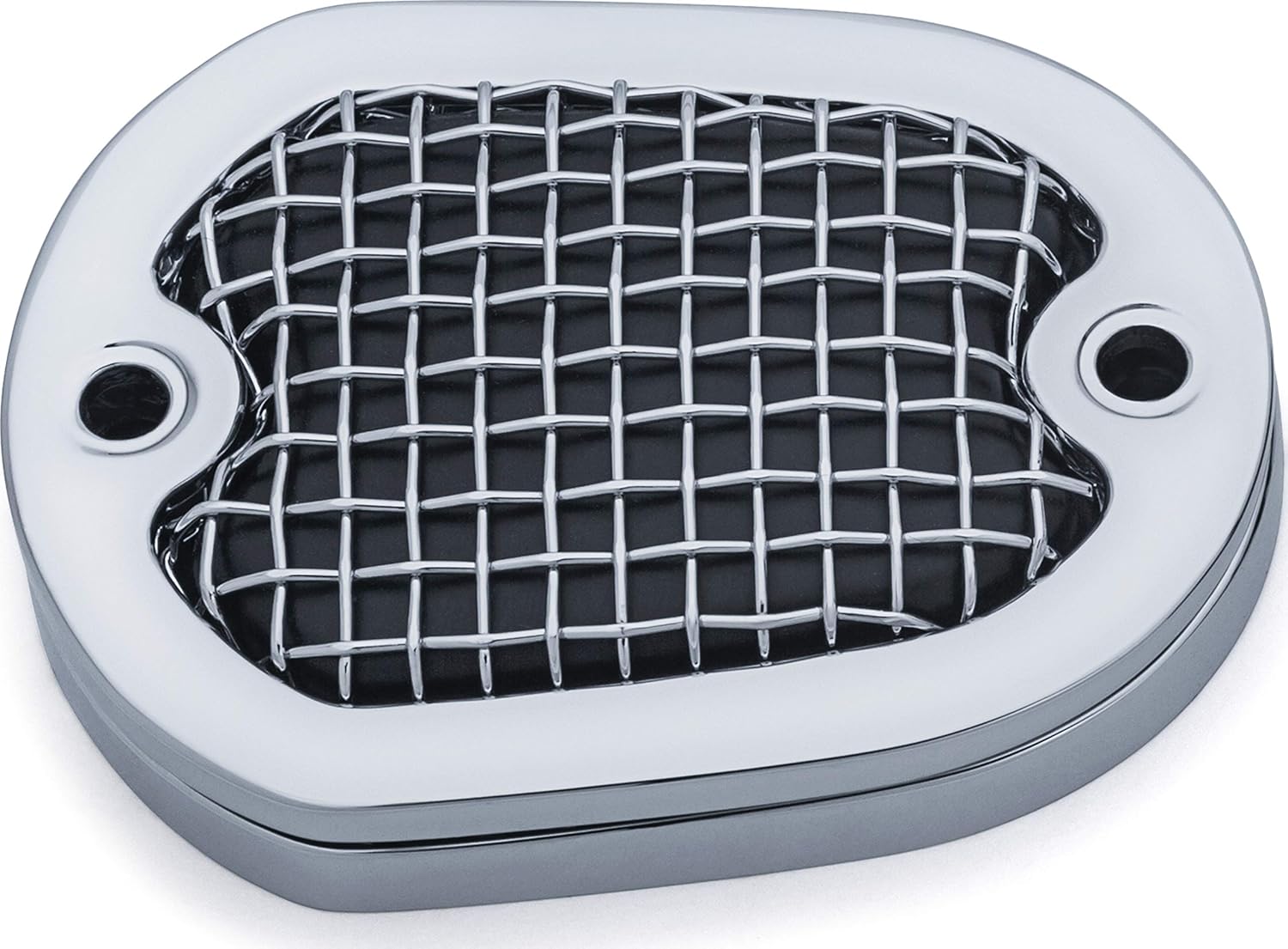 Kuryakyn 6558 Motorcycle Accent Accessory: Mesh Brake Master Cylinder Cover for 2007-19 Harley-Davidson Sportster Motorcycles, Chrome