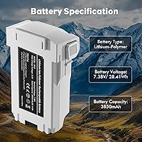 Vista 5 de Mini3/Mini 3 Pro Batería de vuelo inteligente Plus para DJI Mini3/Mini 3 Pro, 3850mAh 47 Minutos de tiempo de vuelo (Batería de la serie Mini 3*1)