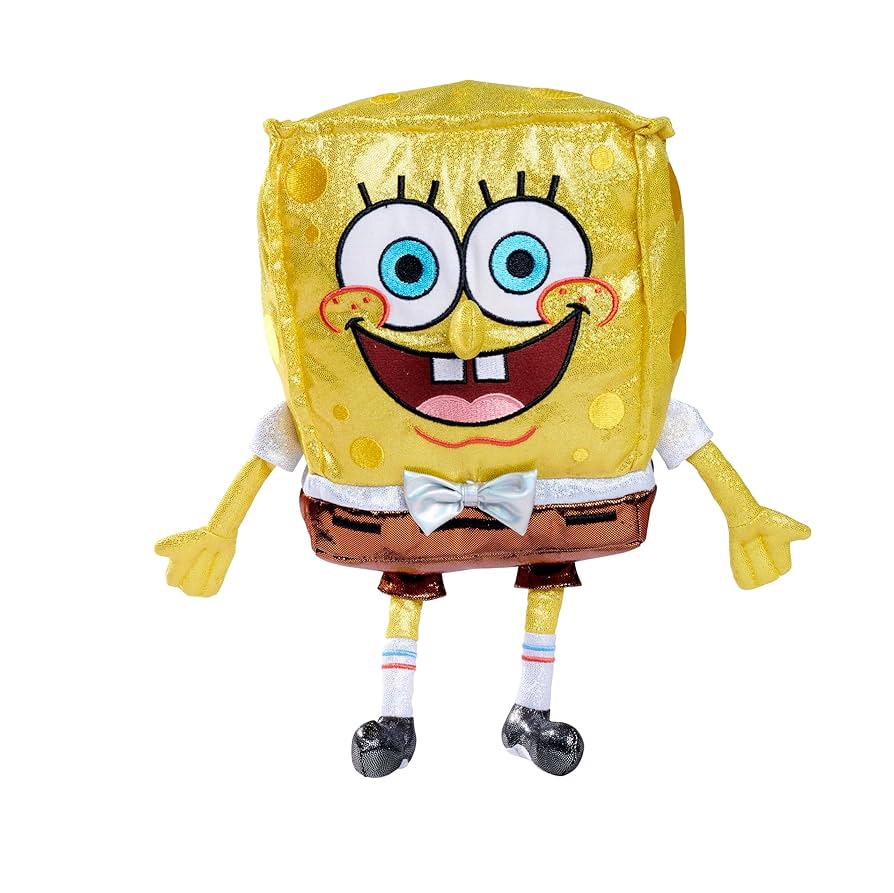 スポンジボブぬいぐるみ　（レトロ　） Amazon.co.jp: Simba Toys スポンジボブ 25周年記念ぬいぐるみ