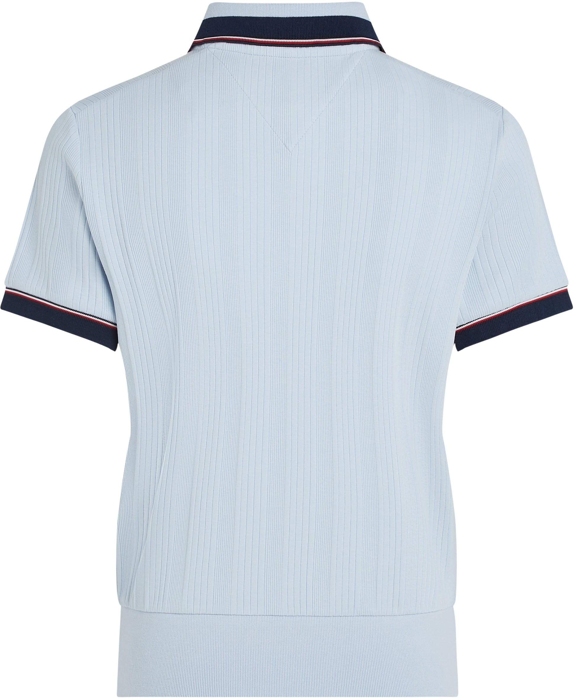 Tommy Hilfiger Polo de Manga Corta para Mujer Regular Fit