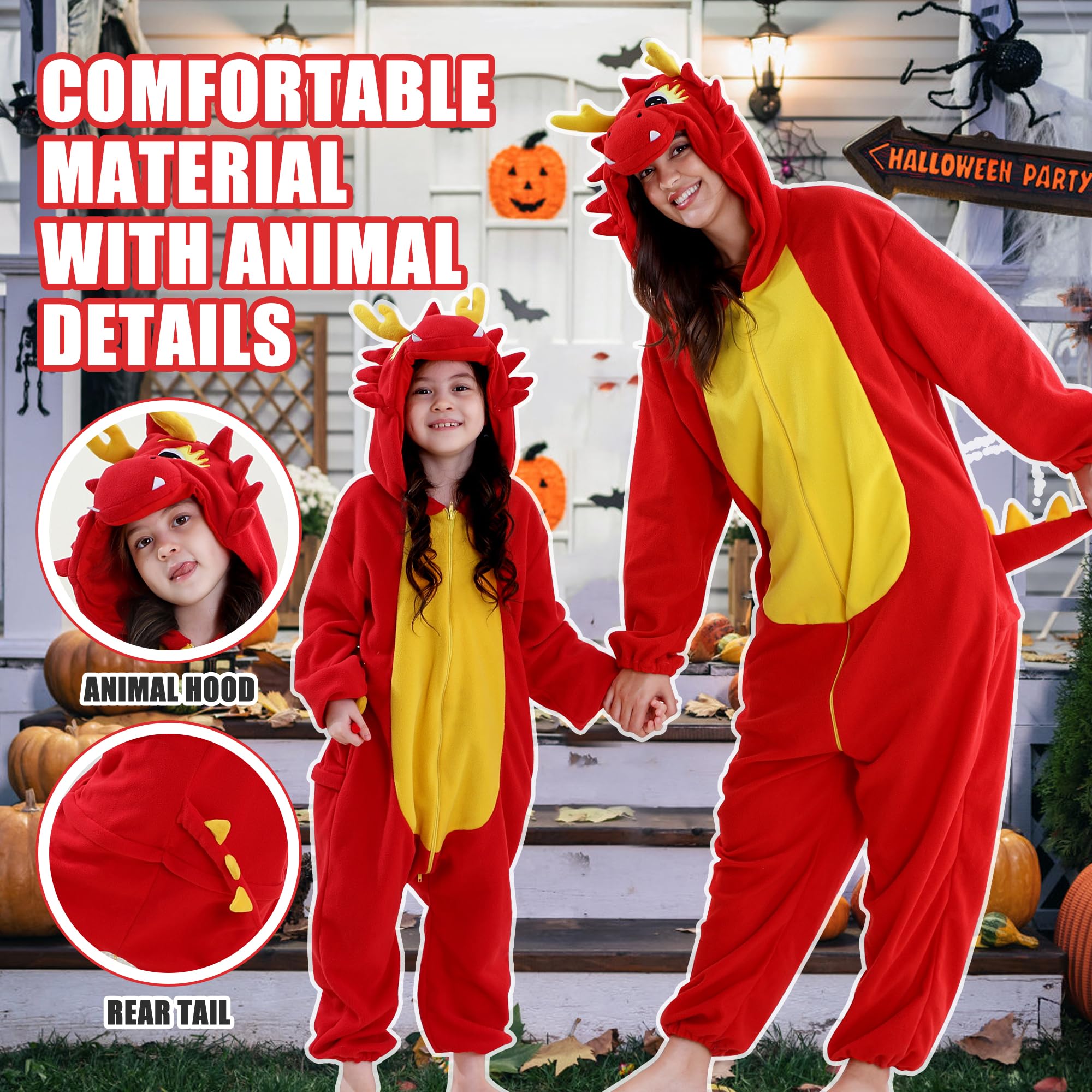 Parent-Enfant Grenouillère Famille Deguisement Halloween Combine