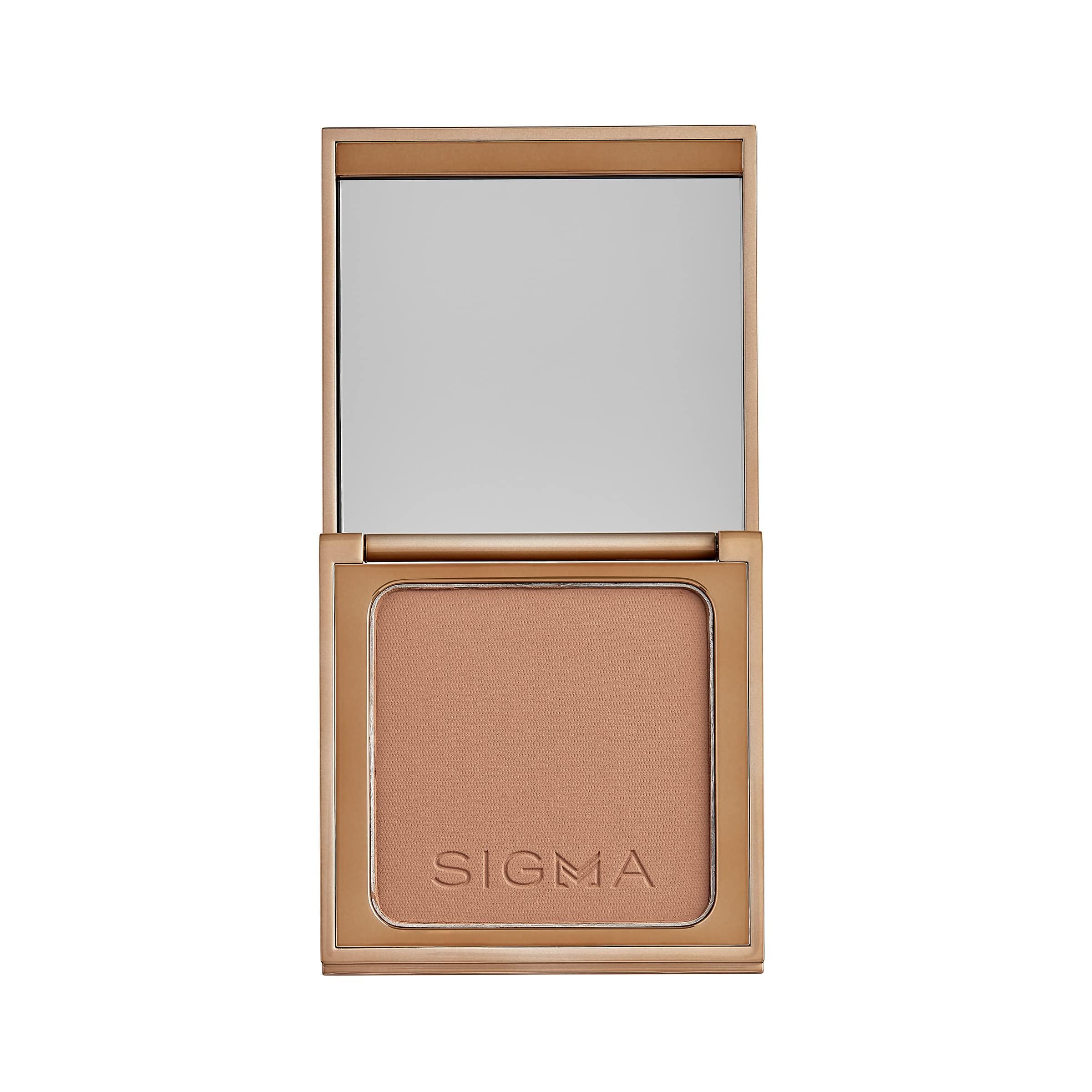 Sigma Beauty Matte Bronzer – Dark Face Powder for Natural Sun-Kissed Makeup Looks – Matte Compact