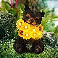 Vista 11 de ILLUMINEW Luces de Estatuas de Elefante de Decoración Solar para Jardín Exterior, Elefante de la Suerte Regalos Únicos de Cumpleaños de Mamá