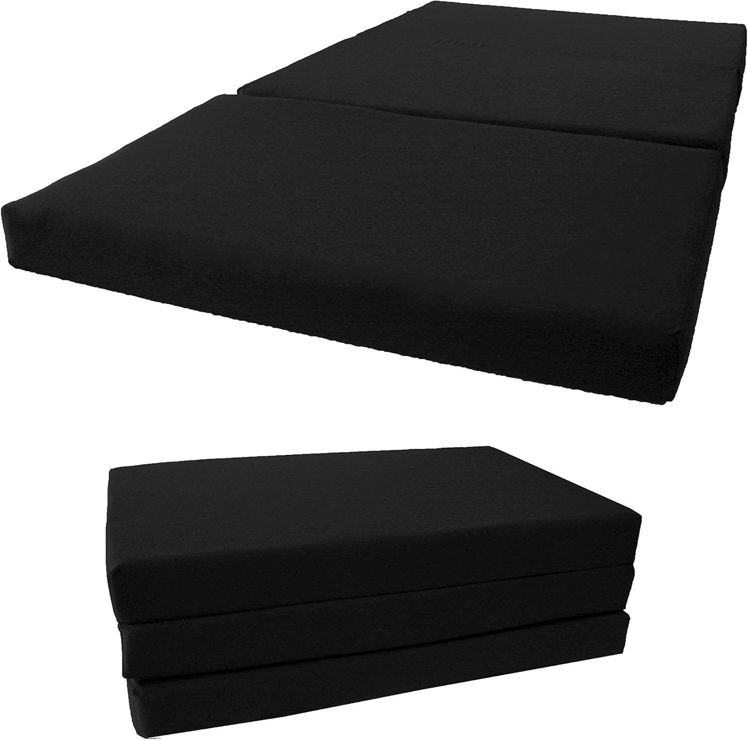 D&D Futon Furniture Shikibuton Tri Fold Foam Beds, TriFold Bed, High Density 1.8