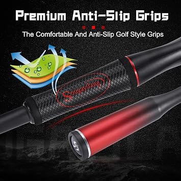 Sougayilang Fishing Rods, Spinning Rods and Casting Fishing Rods, with Full Carbon Fiber Handle, 24T Carbon Fiber 2PCS Fishing Pole for Long Casting Bass, Trout, Panfish