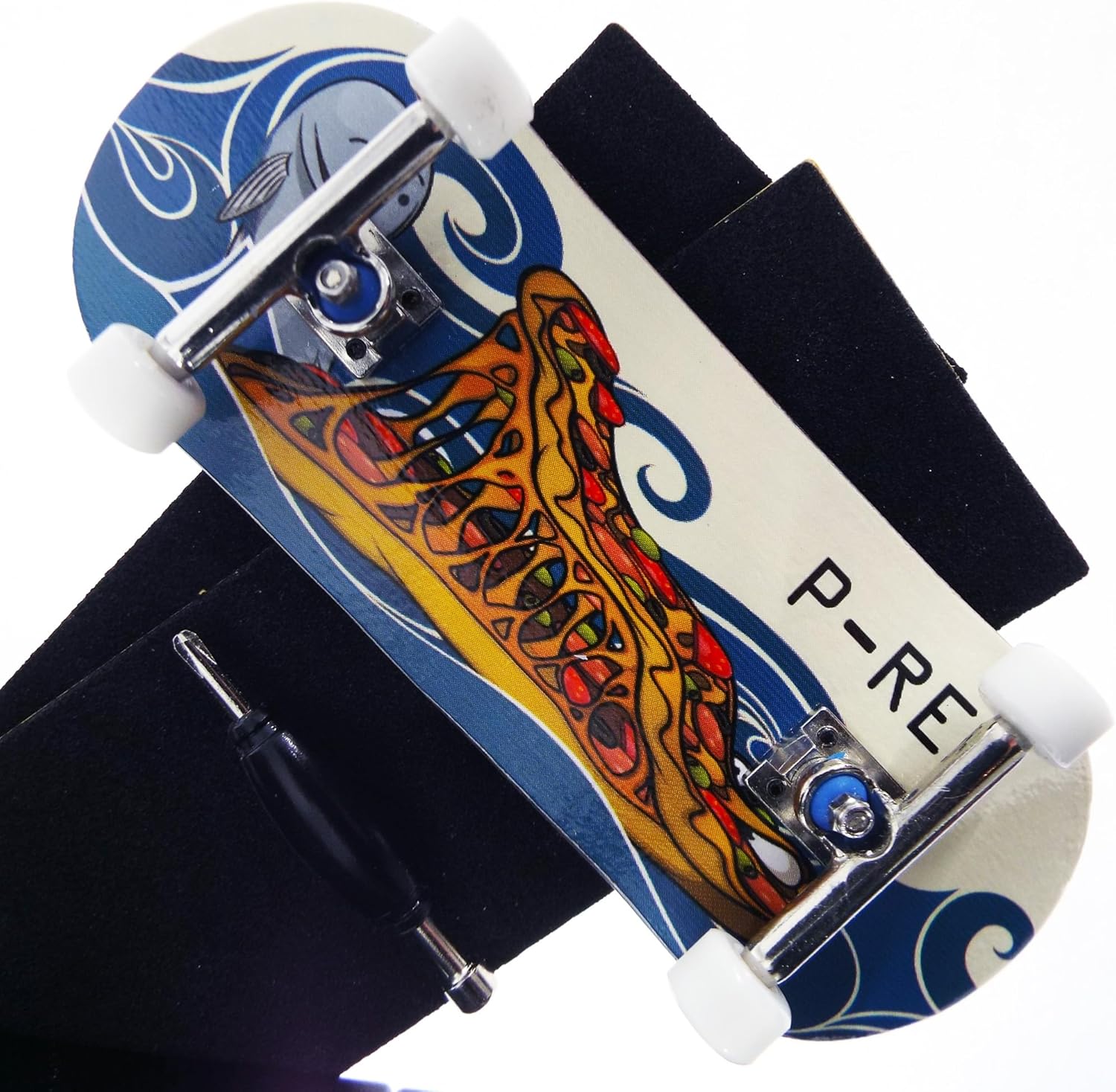 P-REP V2 Pro Performance Complete Wooden Fingerboard kit with Urethane Wheels and Bushings 34mm - Bandito