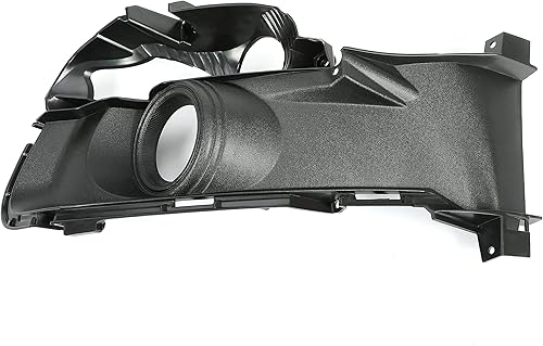 KUAFU Cubierta de luz antiniebla izquierda compatible con Ford Mustang EcoBoostGTV6 2015-2017, repuesto de bisel de la lámpara antiniebla para