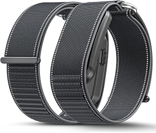 Tensea Nylon Sport Band for Garmin CIRQA | Breathable Loop Strap, Comfortable Wristband, Quick-Dry Replacement Watchband Accessories for Men Women