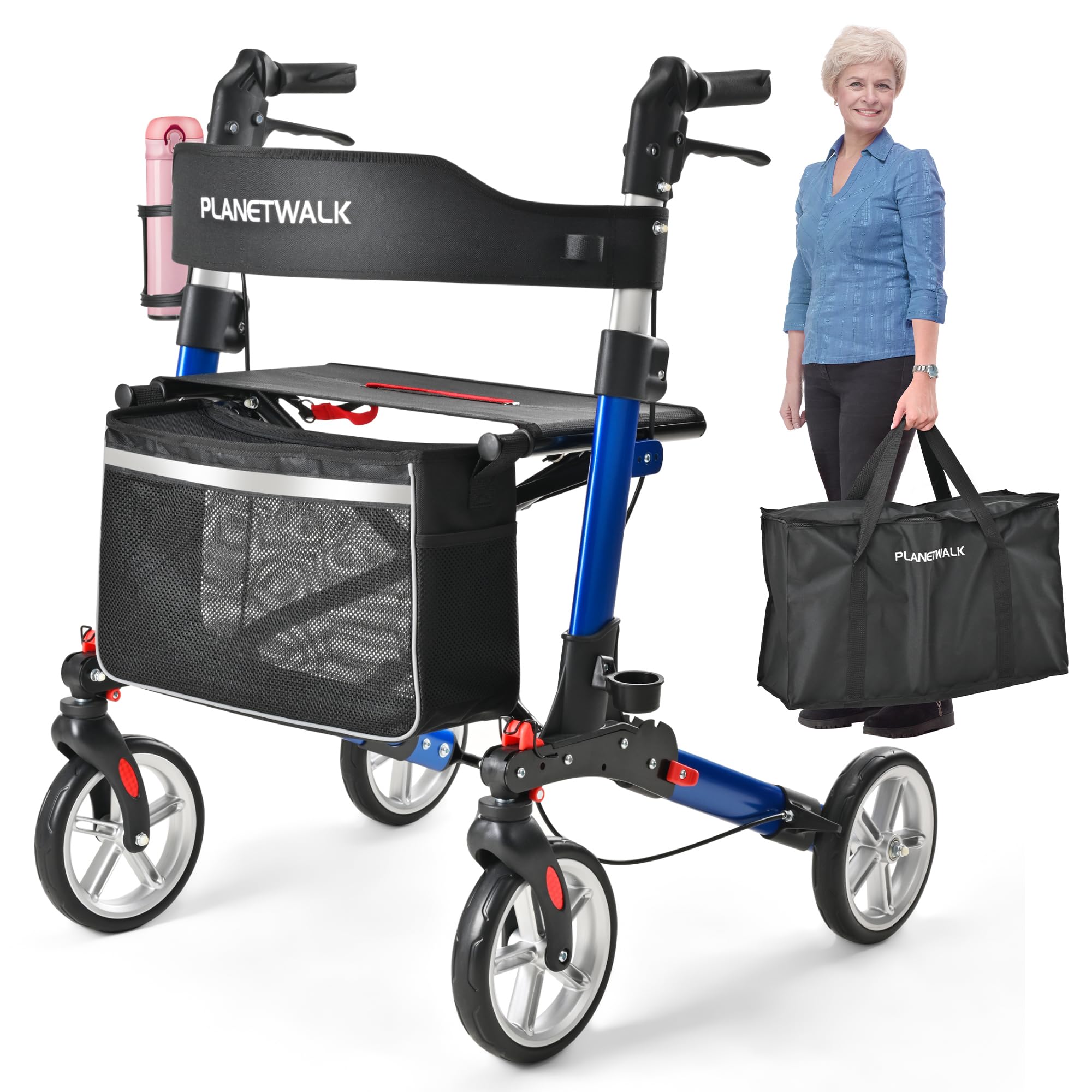 PLANET WALK Double Folding Rollator
