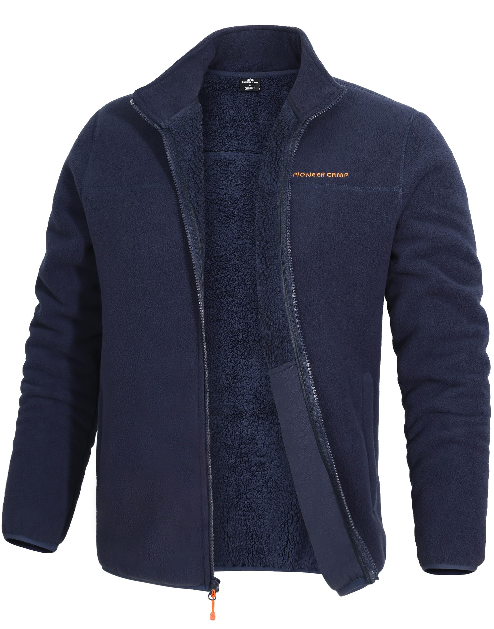 Pioneer Camp Herren Fleecejacke Stehkragen Winddicht für Outdoor