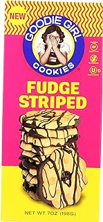GOODIE GIRL Fudge Striped Cookies, 7 Ounce