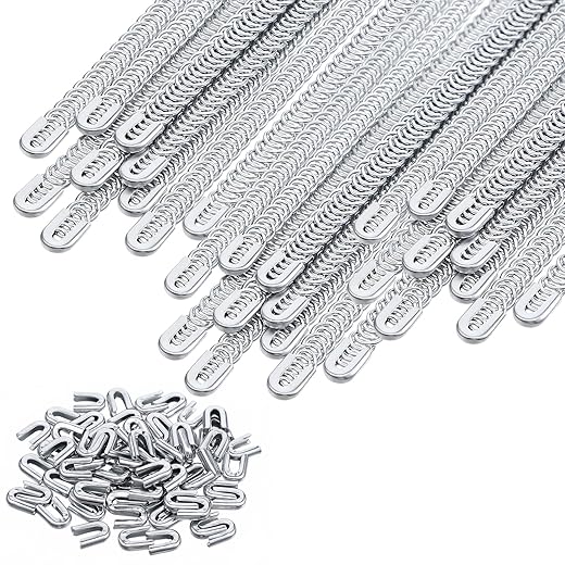 10Pcs Spiral Steel Boning - 1/4 x 13.7Inch Metal Boning for Sewing, Corset Bonings with 10 Steel Boning Tips for Corset Lacing Costume Hoop Skirt Making Supplies