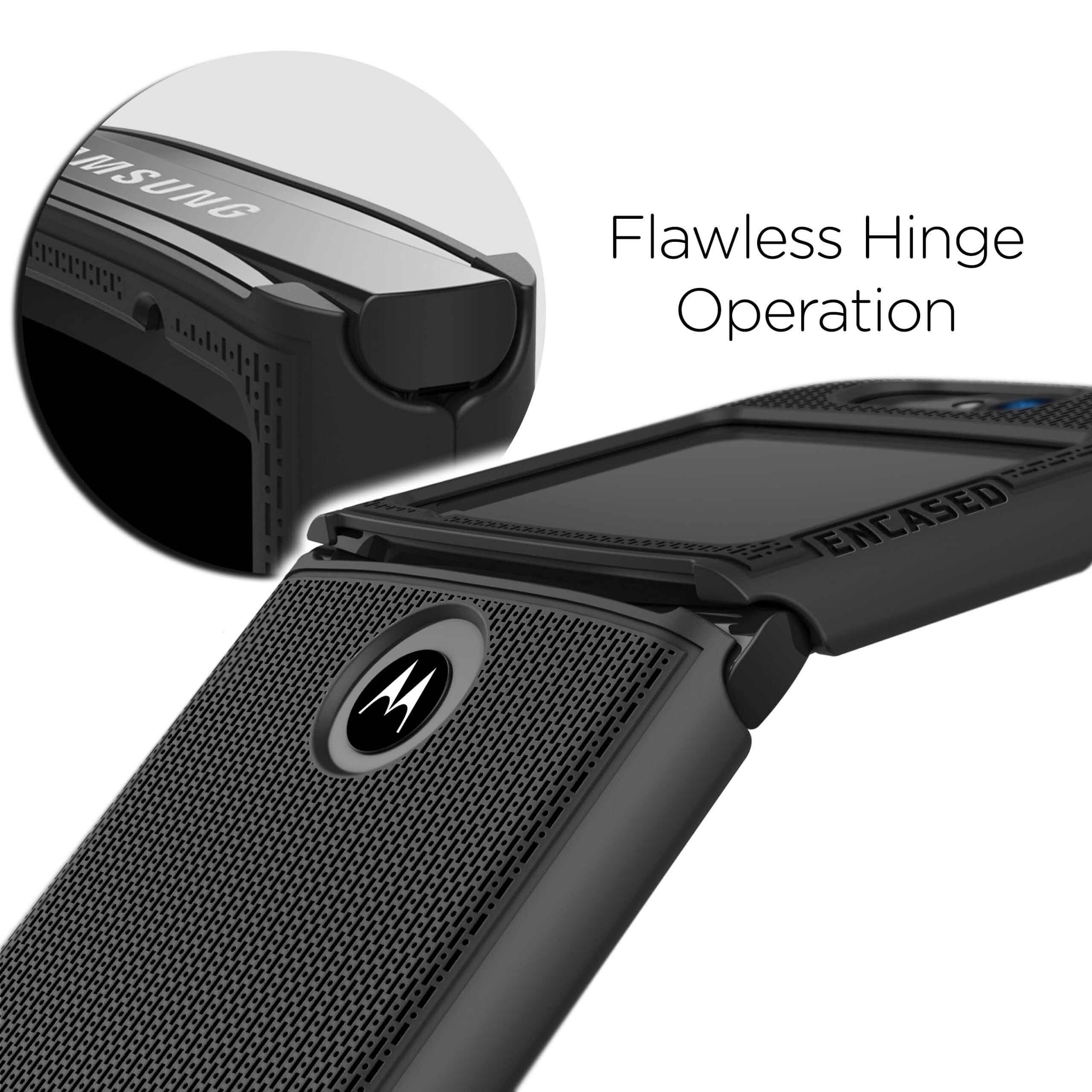 Encased DuraClip - Custodia con clip da cintura per Motorola RAZR 5G (versione 2020)