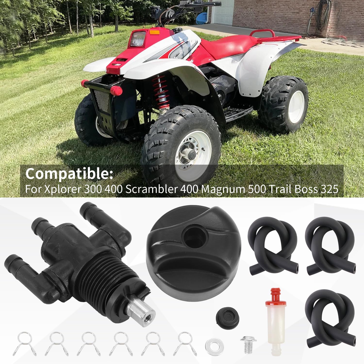 Amazon.com: KIPA 3-Way Gas Fuel shut-off Petcock Valve Switch