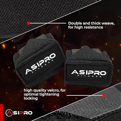 Miniatura 5 de Muñequeras para levantamiento de pesas para hombres y mujeres, muñequeras para levantamiento de pesas, muñequeras para gimnasio, levantamiento de