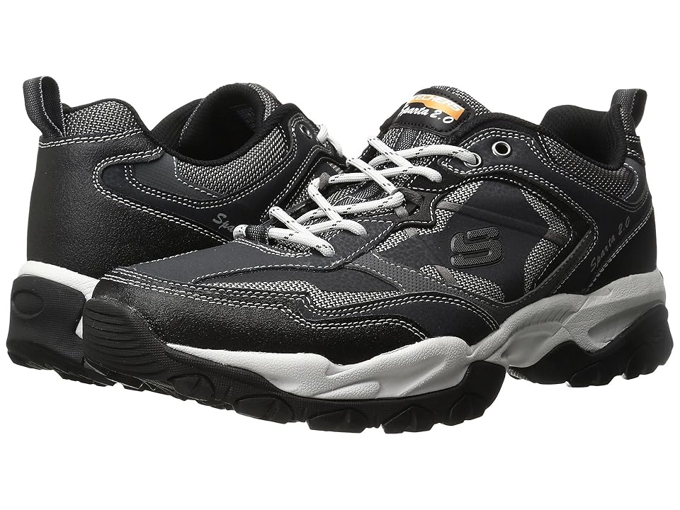 

SKECHERS Sparta 2.0 (Navy/Black) Men's Lace up casual Shoes, Blue