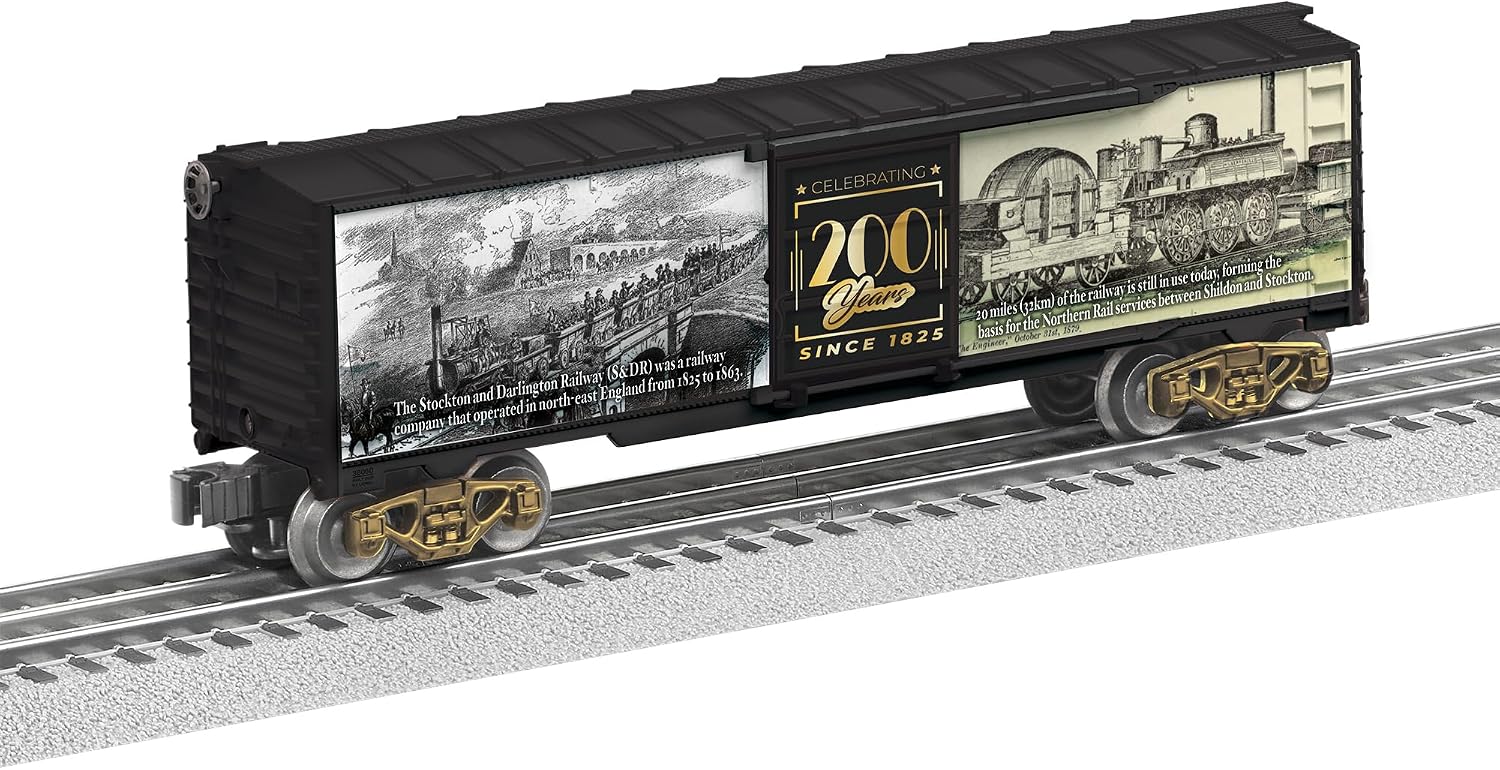 Lionel Stockton and Darlington 200th Anniversary MUSA O Gauge Boxcar