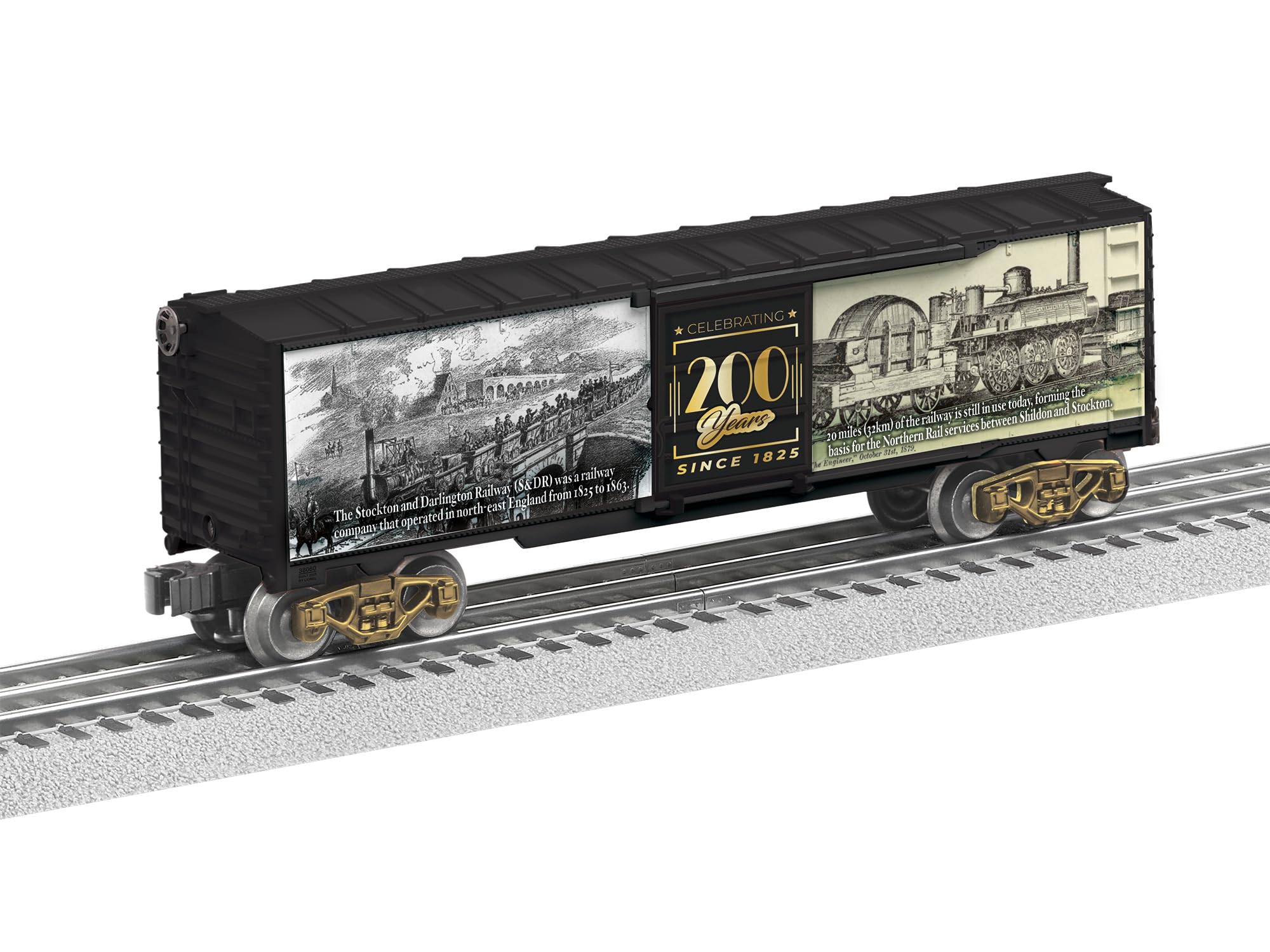 Lionel Stockton & Darlington 200th Anniversary MUSA O Gauge Model Train Boxcar