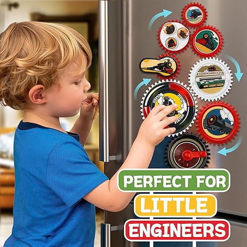 Miniatura 3 de Bloques de construcción para niños, juguetes STEM, 120 piezas de juguetes de engranaje de plástico, material seguro, juguete educativo para niños y