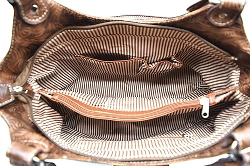 Miniatura 6 de Cruz bordada Escritura versículo de la Biblia 2 Corintios 129 Monedero tachonado estilo occidental bolso mujeres hombro bolsas cartera conjunto