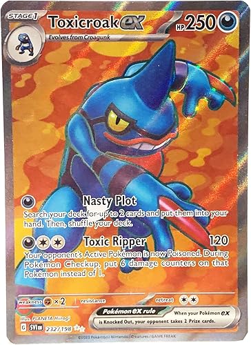 Pokemon - Toxicroak ex 232/198 - Escarlata y violeta - Ultra Raro - Holo Full Art