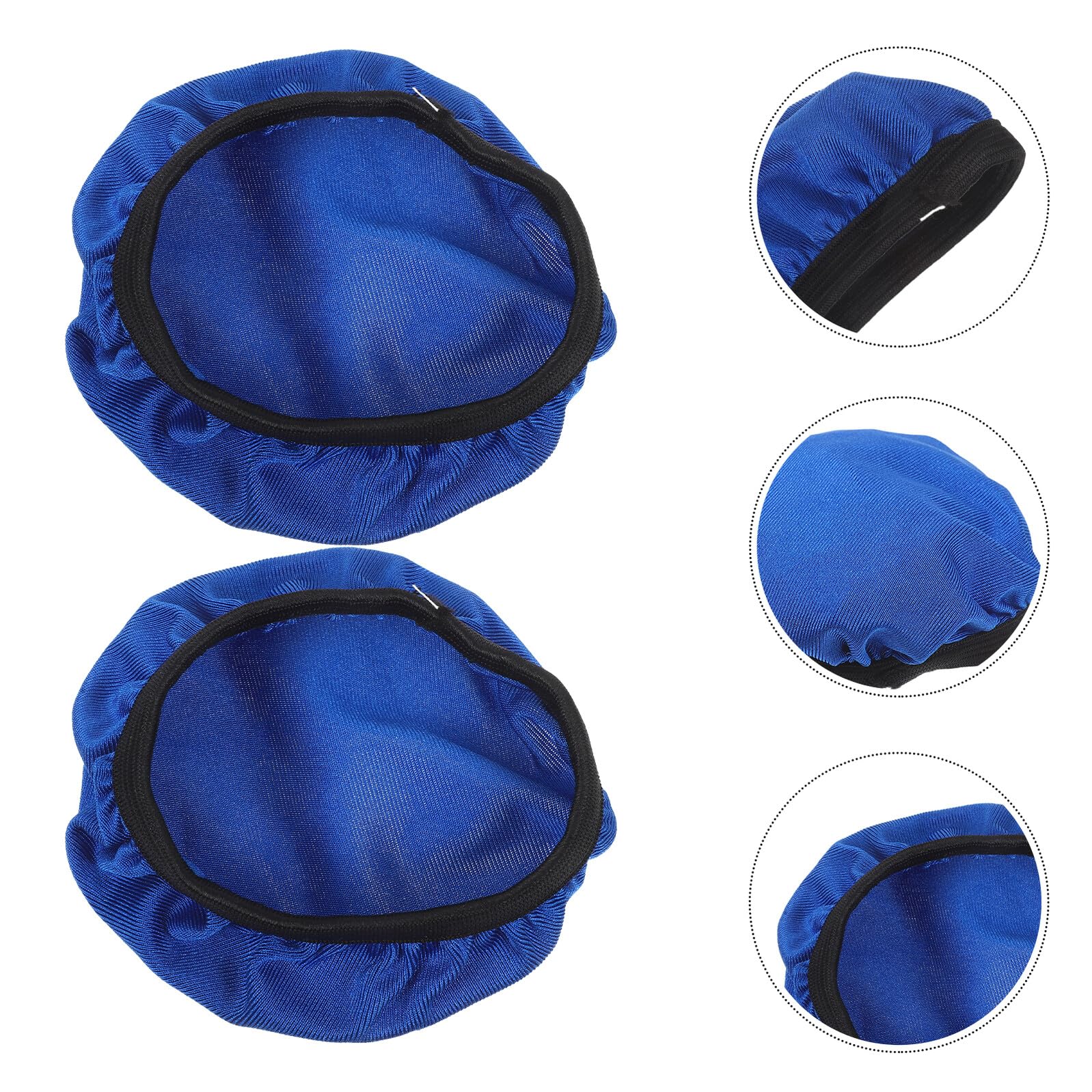 10pezzi Coperture per Cuffie in Tessuto Cuscinetti Auricolari Riutilizzabili e Traspiranti per Cuffie Over-ear Accessori Protettivi da Gioco e Allenamento