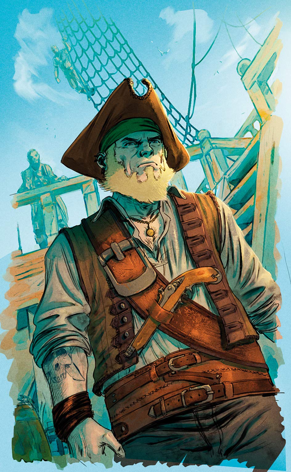 Asmodee Space Cowboys | T.I.M.E Stories - Scénario Frères de la Côte