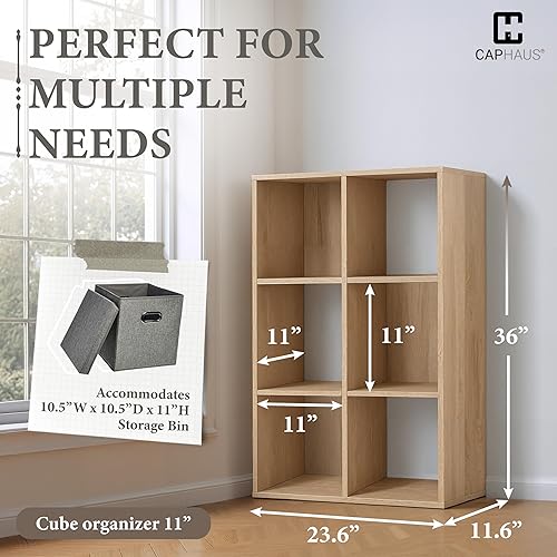 Miniatura 21 de Fencer Wire Estante organizador de almacenamiento de cubos de 11 pulgadas con parte posterior, con borde exterior, divisor de estantes de gris