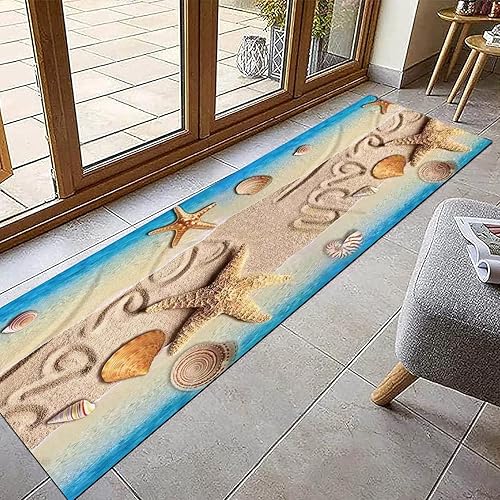 Alfombra larga para pasillo, antideslizante, 23.6in31.5in39.4in47.2in de ancho, moderna alfombra lavable para pasillo, pasillo, pasillo, patio,