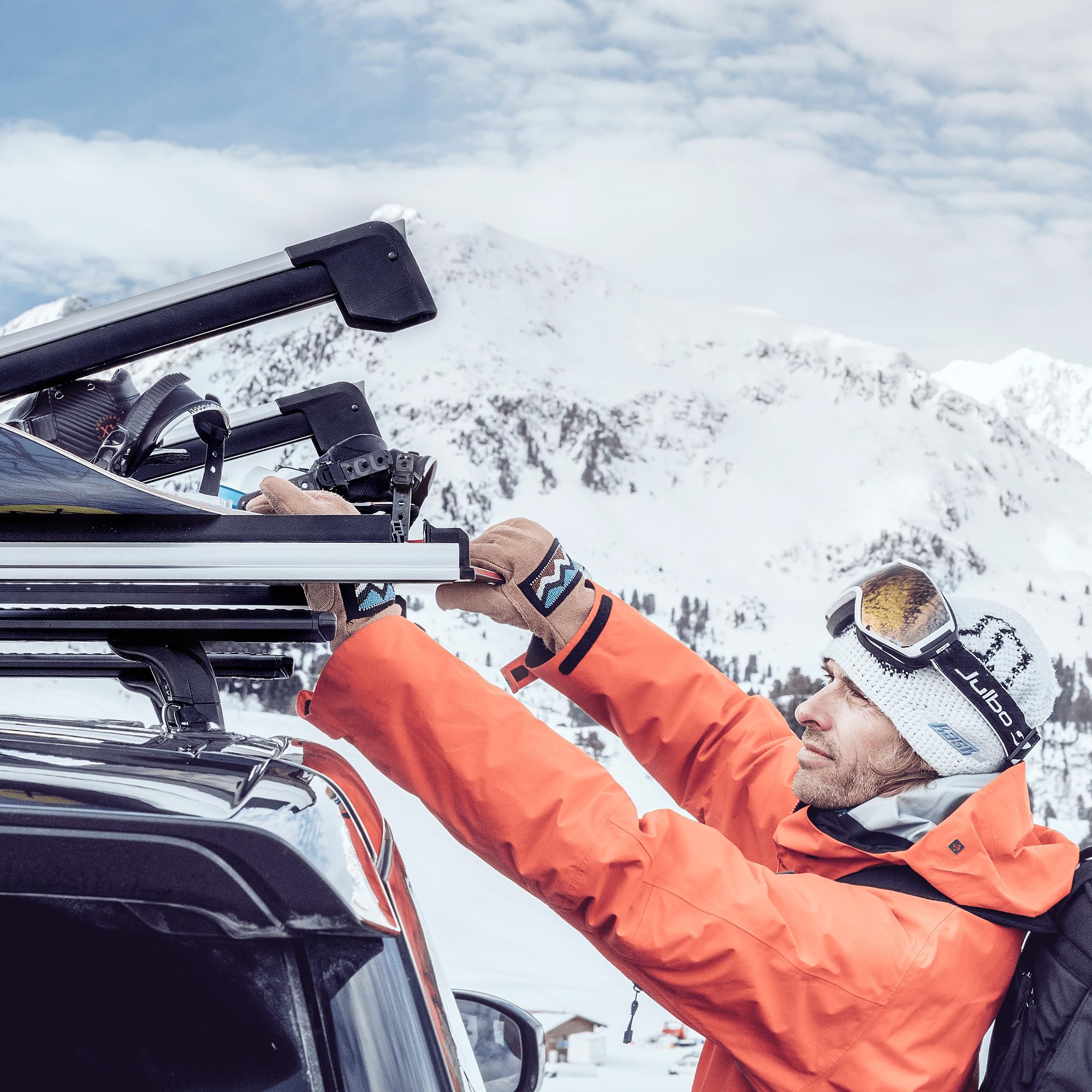 Thule Snowpack Extender Porta Snowboard E Sci Black One-Size