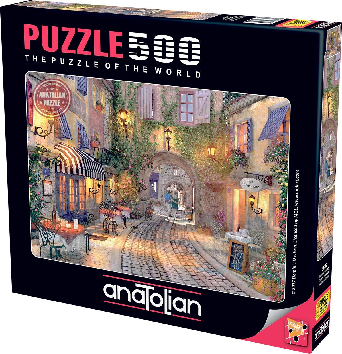 Sponsored Ad – Anatolian 500 piece jigsaw puzzles - jigsaw puzzles for adults 500 pieces FRENCH WALKWAY is ideal as gifts for the whole family and the jigsaw 500 pieces for adults is made of ESKA BOARD