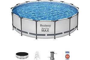 13' Circle 42 Deep Above Ground Pool for Endless Summer Fun