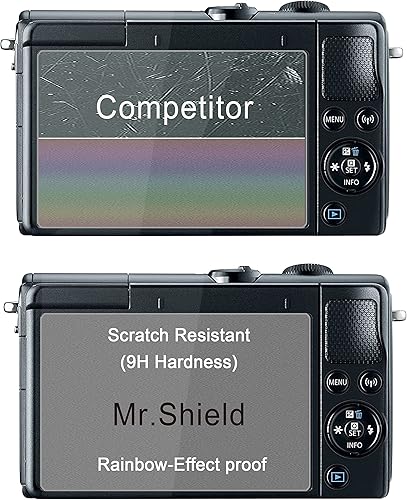 Miniatura 5 de Mr.Shield Paquete de 3 protectores de pantalla para Canon EOS M100, M6, M50 Mark II, PowerShot G9 X, G7 X, G5 X, EOS G9 [vidrio templado, dureza 9H]