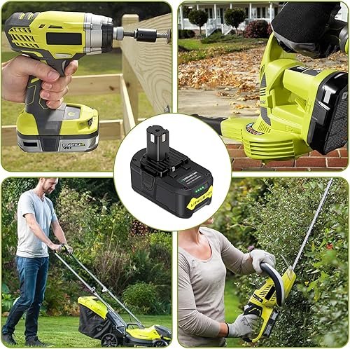 Miniatura 7 de Batería de litio para Ryobi 18V 6Ah 18 voltios de iones de litio de repuesto para Ryobi One+ P102 P108 P189 P190 P107 PBP005 P104 One Plus Drill